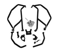 Barres De Protection pour Réservoir Moteur Moto Et Autoroute, Pare-Chocs pour Versys650 2023 - 2025 Curseurs de Cadre(1 Set-Black)