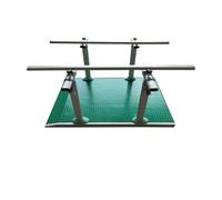 Barres de rééducation, barre d'aide à la marche avec base antidérapante, station de dips robuste à hauteur et largeur réglables - Équipement de rééducation intensif(59in)