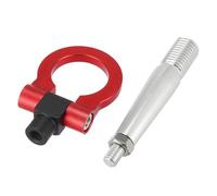 Barres De Remorquage De Course Automobile Pour Mitsubishi Pour Lancer Pour Evolution X 10 2008-2016 Cache-œillets remorquage voiture(ROUGE)