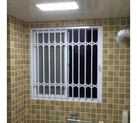 Barres de sécurité extensibles blanches pour enfants et animaux domestiques - Grilles de sécurité réglables de 50 à 120 cm avec verrou anti-effraction pour une meilleure protection de la maison