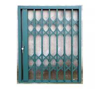 Barres de sécurité pliables en alliage d'aluminium pour appartements, hôtels et dortoirs (165 x 185 cm) - Sécurité améliorée pour la maison, protection antivol