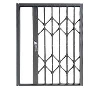 Barres de sécurité pour fenêtres avec Protection des Animaux domestiques, Barres Anti-effraction Horizontales réglables pour fenêtres coulissantes extérieures, Hauteur 30 32 34 36 38 Pouces