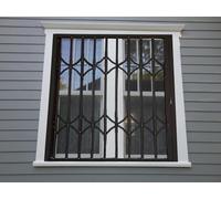 Barres de sécurité robustes en aluminium - Grille anti-effraction réglable pour porte et fenêtre - Solution de sécurité renforcée pour la maison