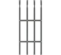 Barres De Sécurité Robustes pour Fenêtres, Protection des Fenêtres Commerciales Contre Les Cambrioleurs, Barricade De Fenêtres Réglables De 31,5 Po à 59 Po, pour Grenier, H-35.4-39.3in, W-55cm