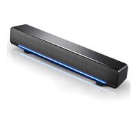 Barres de son,Mini Haut-Parleur,Bass Surround Sound Box Wired, Music Player,avec USB / 3.5mm Audio Input,pour PC Laptop Smartphone