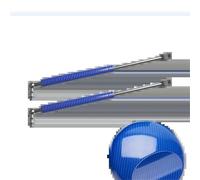 Barres de soutien pour capot de voiture Mitsubishi pour Lancer EX 2010 2011 2012 2013 2014 2015 2016 (noir) (bleu)