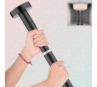 Barres de Support pour perceuse, Pieds d'évier réglables sous Plan, Barre de Support télescopique en Acier Inoxydable, Supports d'évier à Main sans perçage, Tringle à Rideau pour Cuisine et