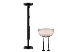 Barres de support télescopiques, pieds de support de cadre de lit, barres de support de table réglables, aide à la protection civile, barre de protection télescopique anti-basculement pour garde-robe
