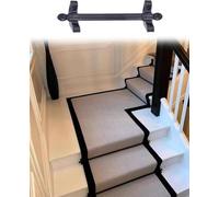 Barres de tapis d'escalier pour une installation sûre dans les zones à fort trafic. Design fixe. Idéal pour les bureaux, les musées et les théâtres. Facile à installer, durable et fiable