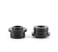 Barres de Toit 1 Paire D'adaptateurs De Moyeu Fourche Avant Vélo 5/9/12/15 X 100 Mm 15/20 X 110 Mm pour Porte-Bagages Toit Voiture Railing Porte-Bagages(12x100mm Adapters)