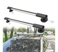 Barres De Toit À Ventouse, Fixation Magnétique par Ventouse, Longueur Réglable : 15 cm, Protection Anti-Aspiration, Charge Maximale : 150 kg, pour SUV/berlines À Hayon,120-135cm