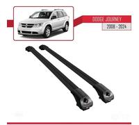 Barres De Toit - Ace-1 - Dodge Journey 2008-2023 - Aluminium - Noir - Charge Utile < 300 Kg