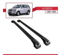 Barres De Toit - Ace-1 - Kia Sorento 2002-2009 - Aluminium - Noir - Charge Utile < 300 Kg