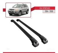 Barres De Toit - Ace-1 - Kia Sportage 2004-2009 - Aluminium - Noir - Charge Utile < 300 Kg