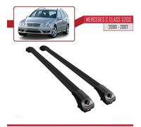 Barres De Toit - Ace-1 - Mercedes C Class (S203) - Aluminium - Noir - Charge Utile < 300 Kg