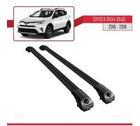 Barres De Toit - Ace-1 - Rav4 (Xa40) 2016-2023 - Aluminium - Noir - Charge Utile < 300 Kg