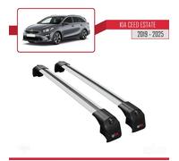 Barres de toit - ACE-2 - Kia Ceed SW 2019-2024 - Aluminium - Gris - Charge utile < 300 kg