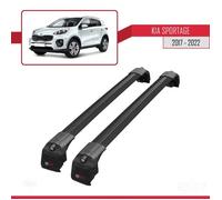 Barres De Toit - Ace-2 - Kia Sportage (Ql) 2017-2022 - Aluminium - Noir - Charge Utile 300 Kg
