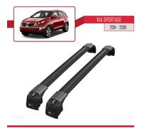 Barres de toit - ACE-2 - Kia Sportage (SL) 2011-2016 - Aluminium - Noir - Charge utile < 300 kg