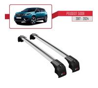 Barres de Toit ACE-2 Railing pour Peugeot 5008 2017-2023 - Gris