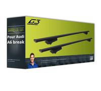 G3 Barres de toit en acier Clop 127 cm Gris