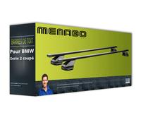 Barres de toit acier pour BMW Serie 2 coupé type F22 Menabo Omega Black TOP