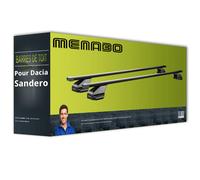 Barres de toit acier pour Dacia Sandero I Menabo Omega Black TOP