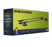 Barres de toit acier pour BMW X6 type E71 Menabo Omega Black TOP