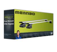 Barres de toit alu pour Renault Clio hayon II type BB/CB Menabo Omega Plus TOP