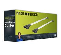 Barres de toit aluminium pour Dacia Duster I Phase 1 type HS_ Menabo Ariete TOP