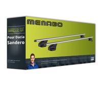Barres de toit aluminium pour Dacia Sandero II Menabo Omega Alu TOP