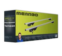 Barres de toit aluminium pour Hyundai Terracan type HP Menabo Sherman TOP