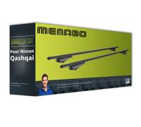 Barres de toit aluminium pour Nissan Qashqai II type J11 Menabo Tiger TOP