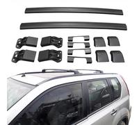 Barres de Toit Aluminium pour Nissan X-Trail T31, Voiture Transversale de Galerie, Rails Latéraux Surélevés avec Espace, Lot de 2,T2