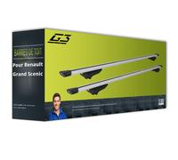 Barres de toit aluminium pour Renault Grand Scenic IV type R9 G3 Clop airflow