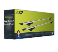 Barres de toit aluminium pour Renault Scenic E-Tech Phase I G3 Clop airflow TOP
