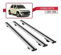 Barres De Toit - Apline - Basic - Aluminium - Gris - 3 Barres - Compatible Hyundai Inster 2025-2026