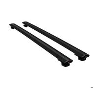 Barres De Toit - Apline - Kia Sportage 1997-2002 - Aluminium Noir - Modèle Basic - Charge < 300 Kg