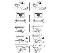 Barres de toit AURILIS TREK compatibles avec l'Opel Astra H (break 5 portes) 2004-2006 ALU