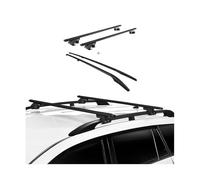 Barres de toit + barres de toit pour VW Touareg 7L 2002-2010 en aluminium noir