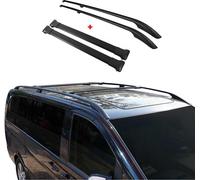 Barres de toit + barres de toit SET pour VW Caddy 2003-2015 Alu court noir 4pcs