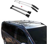 Barres de toit + barres de toit SET pour VW Caddy 2003-2015 Court en aluminium argent 4pcs