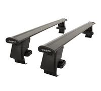 Barres de toit BS + AERODYNAMIC BLACK pour VW POLO à partir de 2017 (5 portes), porte-bagages en aluminium pour voiture sans railing sur le toit