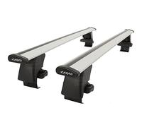 Barres de toit BS + AERODYNAMIC GREY pour Toyota YARIS et YARIS CROSS (5 portes) à partir de 2020, rails de toit en aluminium sans railing sur le toit