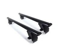 Barres de toit BS + IRON2, Barres de Traction pour VW GOLF 8 à partir de 2020 (5 portes) - Barres de toit en acier pour voiture sans railing sur le toit