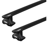 Barres De Toit Chevrolet Cruze Coffre (05/09-10/15) Thule Wingbar Evo Black Alu - Thule