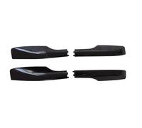Barres De Toit Coque De Couverture De Remplacement D'extrémité De Rail De Barre De Toit pour Toyota pour Land pour Cruiser LC200 FJ200 2008 - 2019 Barres de Toit Transversales(Noir)