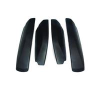 Barres de Toit Couverture Porte-bagages Toit Coque D'extrémité Rail Barre Pour Toyota Pour Highlander XU50 2001-2007 Plastique Barre supérieure de Voiture(Noir)