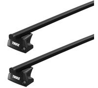 Barres de toit Dacia Duster I phase 2 (11/13-11/17) Thule SquareBar Acier