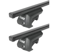 Barres de toit Daewoo Nubira Break type J200 (08/04-12/04) Thule SquareBar Acier